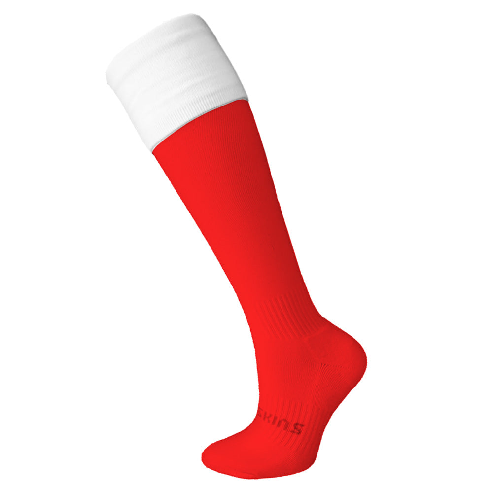 Hockey Socks Red/White Top