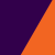 Large / Purple/Orange