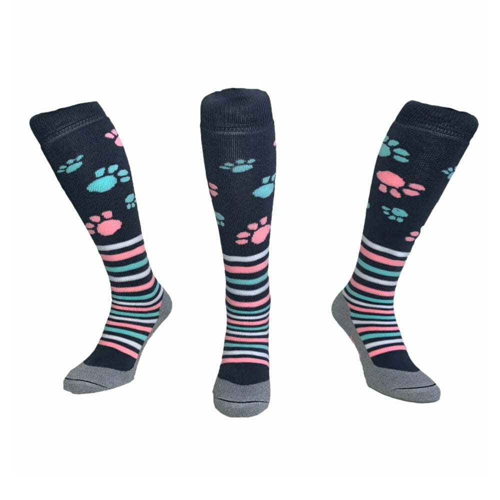 Fun Socks Paws Stripe