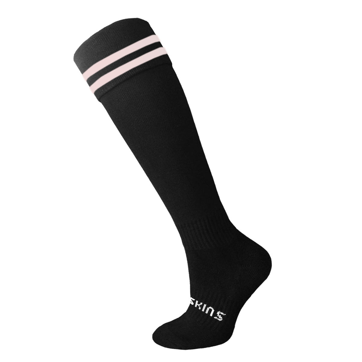 Hockey Socks Black White Stripes